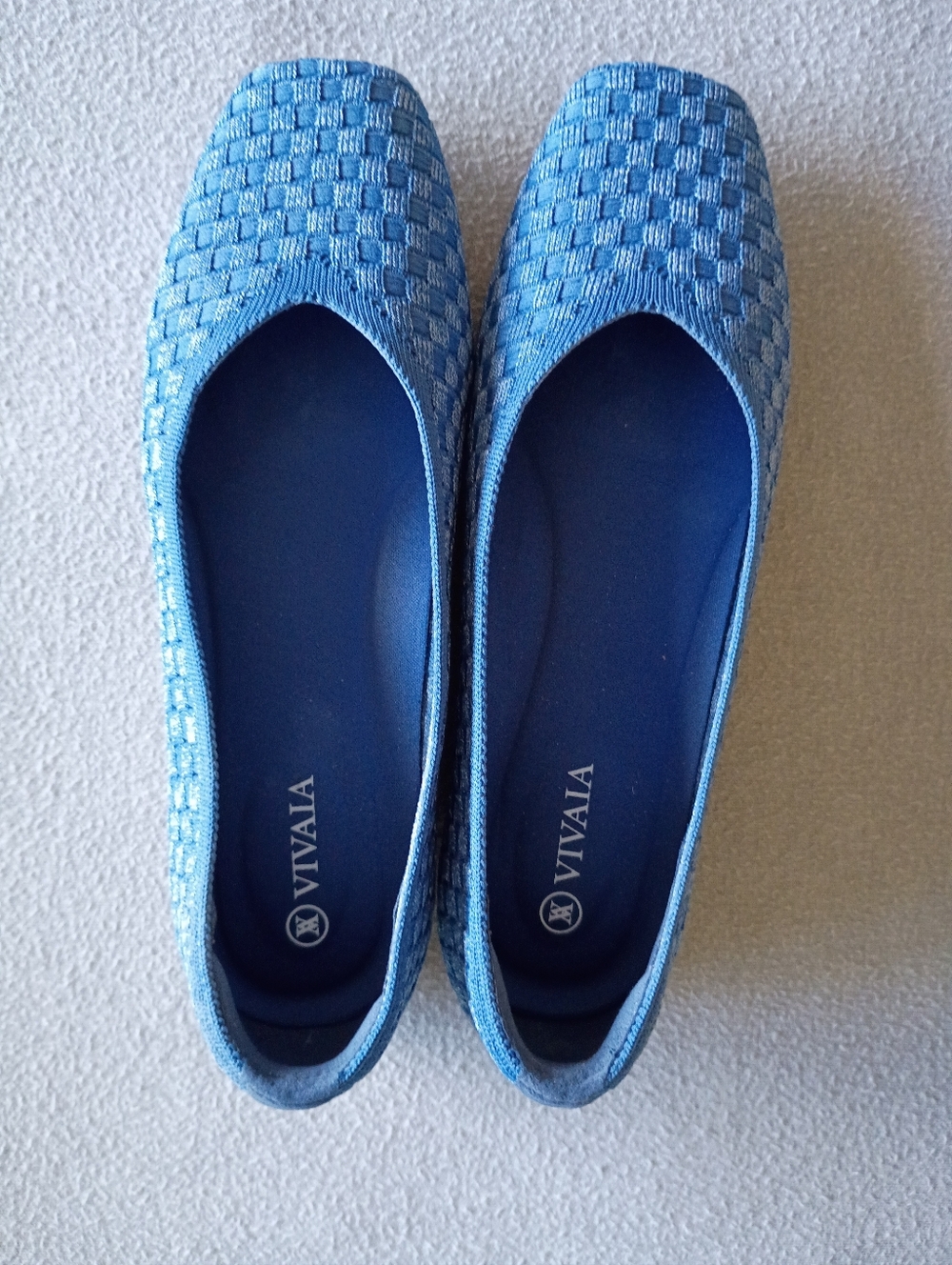 Vivaia Margo 2.0 Denim Square Toe Flats Size 7 NWT - Picture 4 of 7